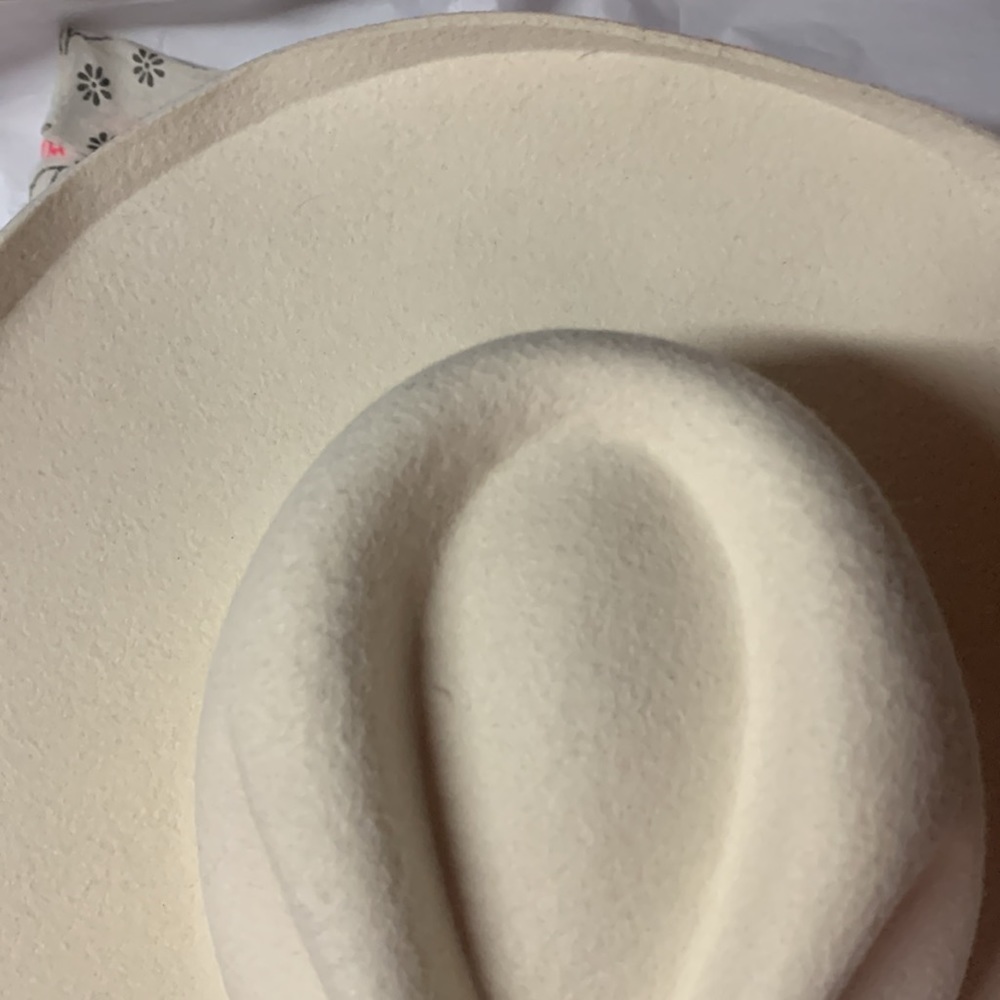 Free people lack of color melodic fedora new with tags size small needs reshape - Picture 8 of 16